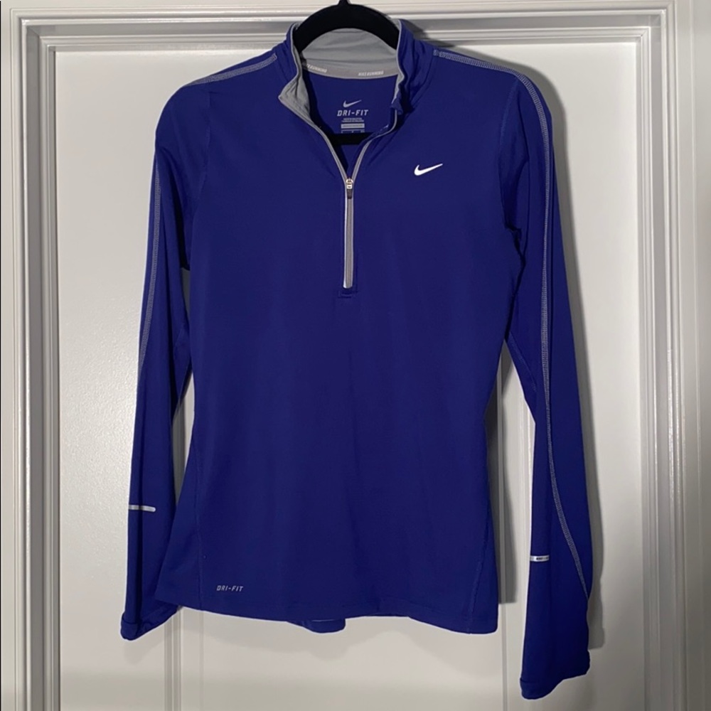 Blue Quarter Zip